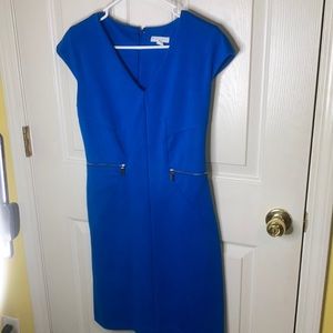 Women New York & Company Royal Blue Dress Size Medium